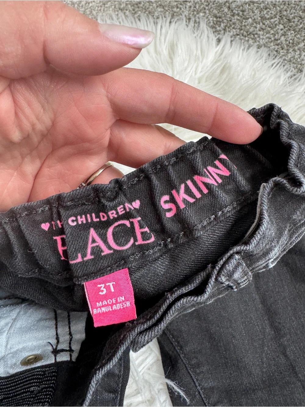 The Children’s Place Kids Black Skinny Jeans Size 3T